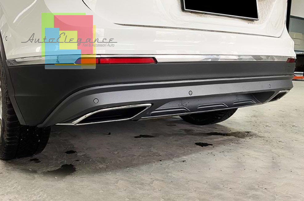 DIFFUSORE VW TIGUAN II AD1 2016+ SOTTO PARAURTI POSTERIORE LOOK R IN ABS