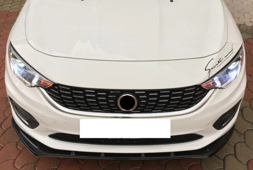 FIAT TIPO LABBRO SOTTO PARAURTI ANTERIORE ABS / PLASTIC SPLITTER NERO LUCIDO