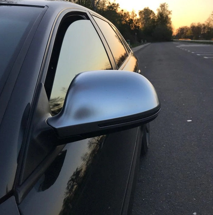 AUDI A6 S6 4F C6 2008-2010 COPERTURE SATINATE SLINE SPECCHI CALOTTE CON FORO AUTOELEGANCERICAMBI