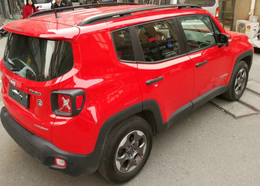 Barre Portatutto RE&AR Tuning Per Jeep Renegade 2014-2023 - Alluminio Grigio, Capacità 100kg - 3