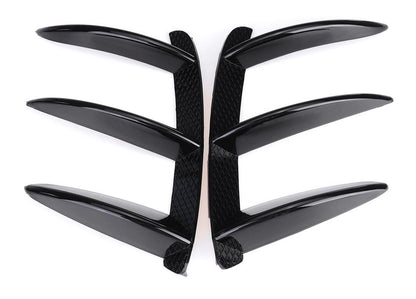 MERCEDES A-CLASS W176 PAIR OF REAR BUMPER MOULDS AMG LOOK 3M FLAPS