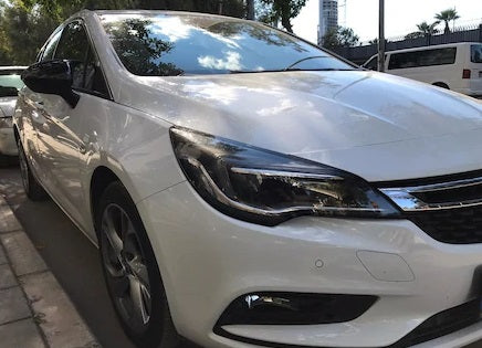 OPEL ASTRA K CALOTTE ADESIVE SPECCHI SPECCHIETTI RETROVISORI NERO LUCIDO