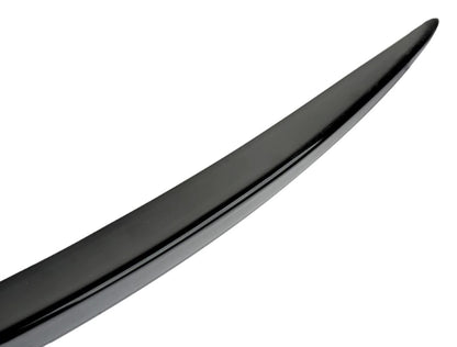 BOOT SPOILER SUITABLE FOR MERCEDES C CLASS SEDAN W205 GLOSSY BLACK LOOK 