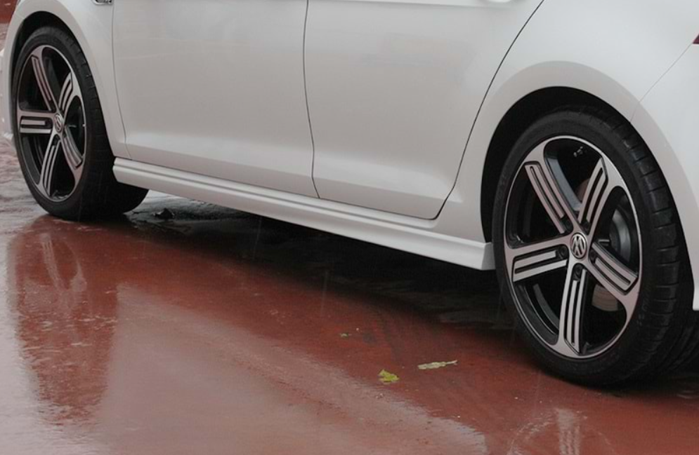 SIDE SKIRTS VW GOLF 7 &amp; 7.5 2012-2019 VII ABS RLINE LOOK ABS 0108