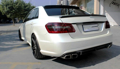 MERCEDES E-CLASS W212 AMG LOOK GLOSSY BLACK HOOD SPOILER 