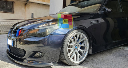 UNDER BUMPER BMW 5 SERIES E60 E61 M TECH FRONT SPLITTER ABS BLACK 0058