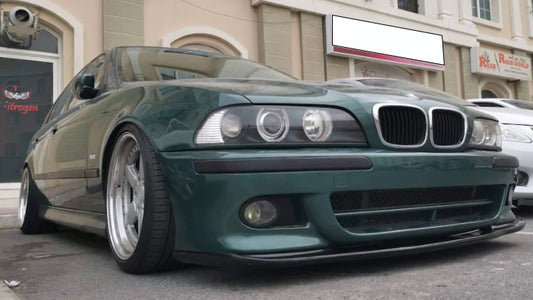 FRONT BUMPER BLADE for BMW 5 SERIES E39 LIP SPLITTER raw