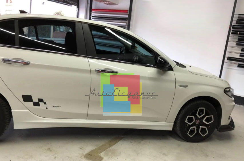 FIAT TIPO 2015-2020 SPORTS SIDE SKIRTS UNDER DOOR ABS