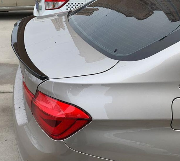 BMW SERIE 3 F30 BERLINA SPOILER POSTERIORE COFANO M3 ABS NERO LUCIDO AUTOELEGANCERICAMBI