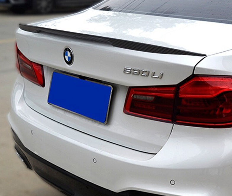 SPOILER POSTERIORE COFANO BMW SERIE 5 G30 DAL 2016+ IN ABS CARBONIO M SPORT