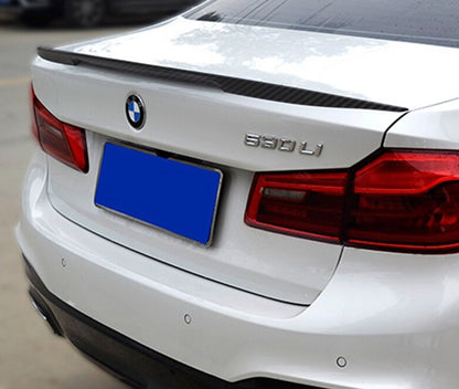 SPOILER POSTERIORE COFANO BMW SERIE 5 G30 DAL 2016+ IN ABS CARBONIO M SPORT
