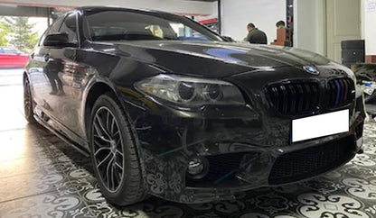 FLAPS SOTTO MINIGONNE LATERALI BMW SERIE 5 F10 F11 ABS NERO LUCIDO 0114