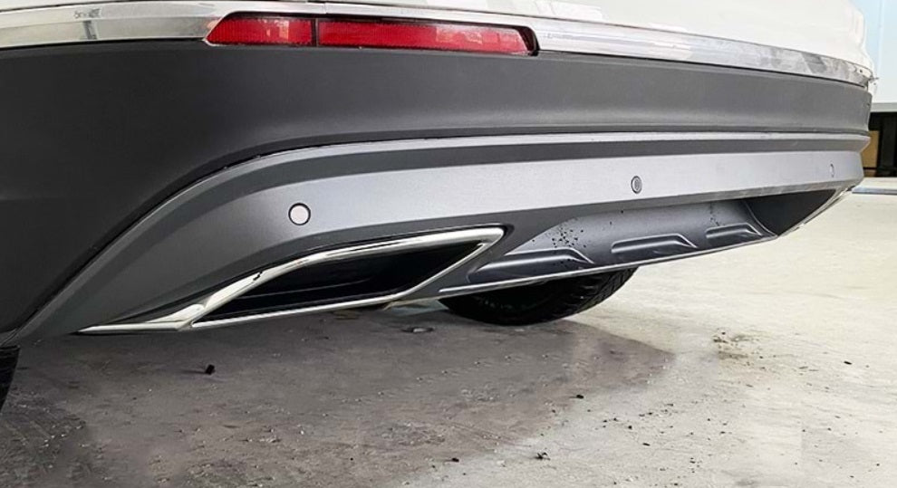 DIFFUSORE VW TIGUAN II AD1 2016+ SOTTO PARAURTI POSTERIORE LOOK R IN ABS