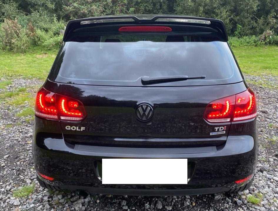 ALETTONE SUL TETTO PER VW GOLF VI 6 2008-2012 SPOILER POSTERIORE TUNING R20 AUTOELEGANCERICAMBI