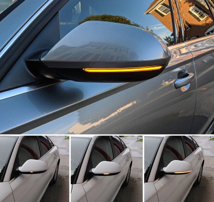 AUDI A6 4G C7 2011-2018 FRECCE LED DINAMICHE PER SPECCHI LATERALI LOOK FUME AUTOELEGANCERICAMBI