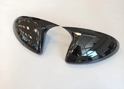 OPEL ASTRA K CALOTTE ADESIVE SPECCHI SPECCHIETTI RETROVISORI NERO LUCIDO