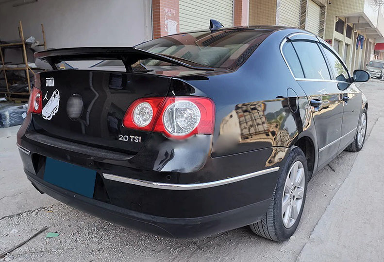 VW PASSAT B6 / B7 REAR SPOILER BONNET RLINE ABS GLOSS BLACK