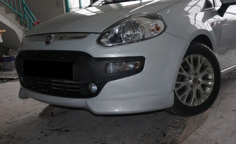 SPOILER UNDER FRONT BUMPER FIAT PUNTO EVO 2008-2012 IN ABS .-