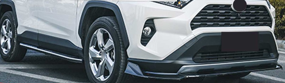TOYOTA RAV4 RAV-4 V 2018+ FRONT BUMPER SPLITTER SPOILER GLOSS BLACK