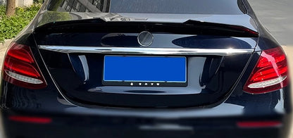 MERCEDES E-CLASS W213 2016-2021 AMG ABS GLOSS BLACK REAR BONNET SPOILER