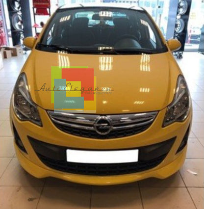 SPOILER UNDER FRONT BUMPER OPEL CORSA D 2010-2014 RESTYLING OPC ABS