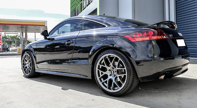 SIDE SKIRTS UNDER DOOR RSTT LOOK FOR AUDI TT 8J 2006-2014 IN ABS