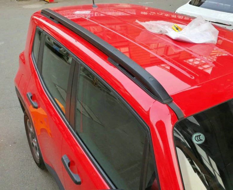 BARRE SUL TETTO MANCORRENTI PER JEEP RENEGADE DAL 2014+ NERI 0306 AUTOELEGANCERICAMBI