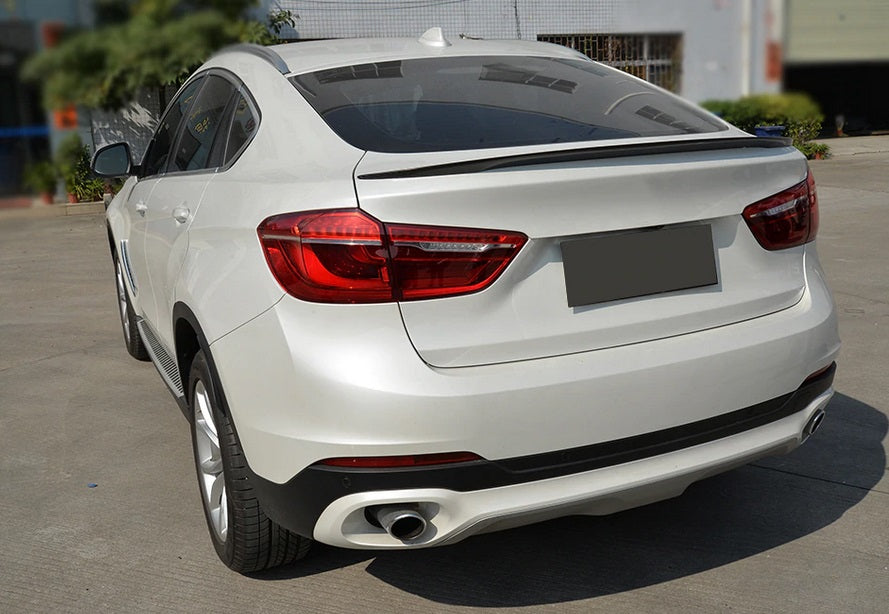 BMW X6 F16 2014-2019 SPOILER SUL COFANO IN ABS LOOK M AUTOELEGANCERICAMBI