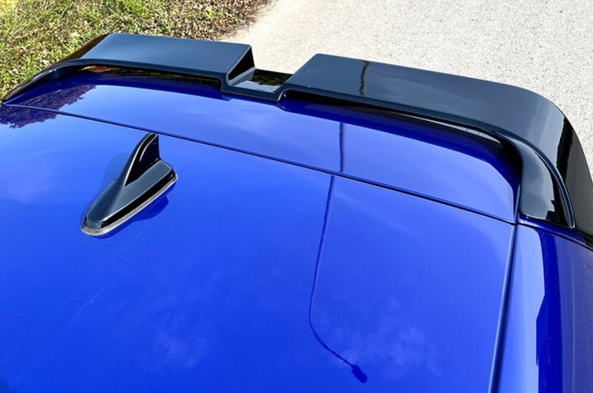 VW GOLF 8 VIII 2019+ REAR ROOF SPOILER GLOSSY BLACK ABS SPORTS WING