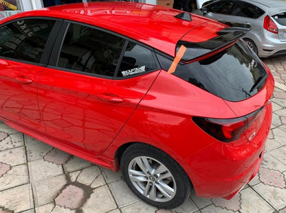 OPEL ASTRA K 2015+ ROOF SPOILER SPORT WING GLOSS BLACK ABS
