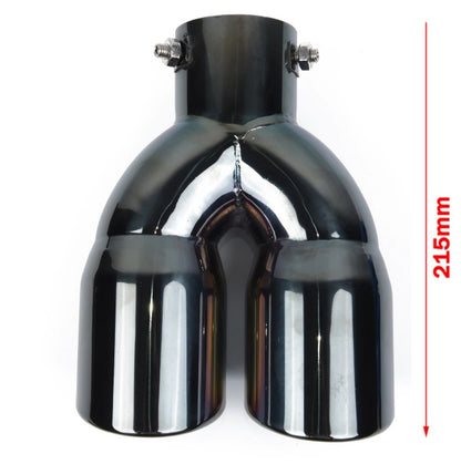 BMW SERIE 1 F20 F21 TERMINALI DI SCARICO ACCIAIO INOX NERO LUCIDO M1 AUTOELEGANCERICAMBI