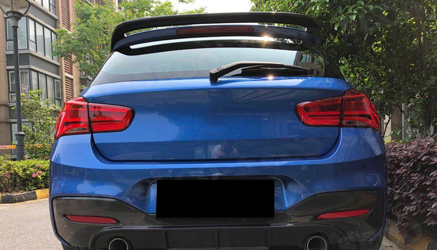 BMW 1 SERIES F20 F21 2011-2019 GLOSS BLACK REAR ROOF SPOILER