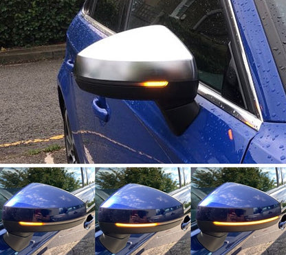 FRECCE LED DINAMICHE SCORREVOLI PER AUDI A3 8V 2012-2019 FUME LATERALI