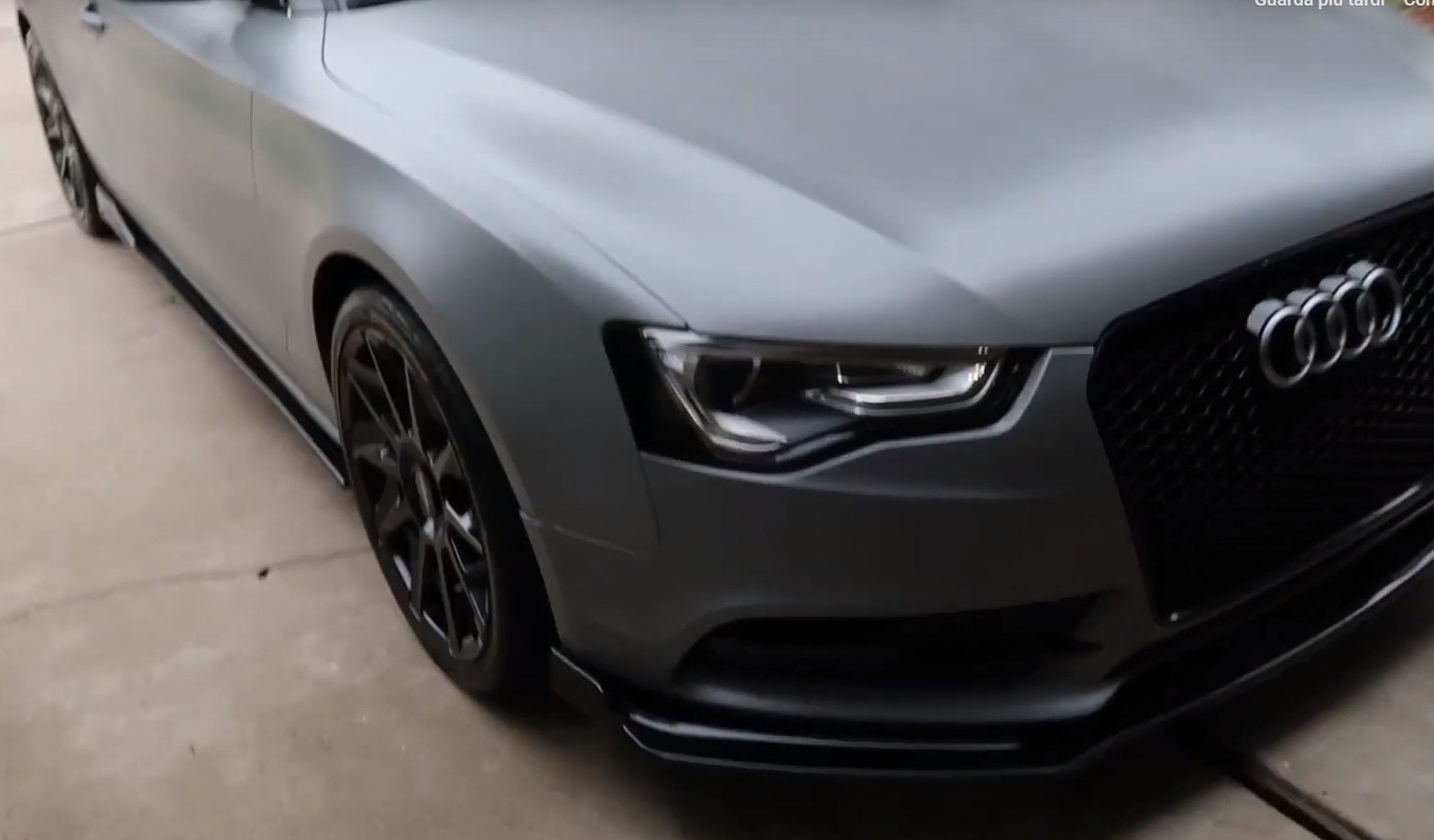 AUDI A5 COUPE SPLITTER SOTTO MINIGONNE LATERALI SOTTOPORTA SPORTIVI ABS AUTOELEGANCERICAMBI