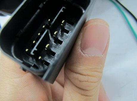 MINI COOPER R56 2006-2010 FARI ANTERIORI NERI ANGEL EYES D1S XENON DI SERIE