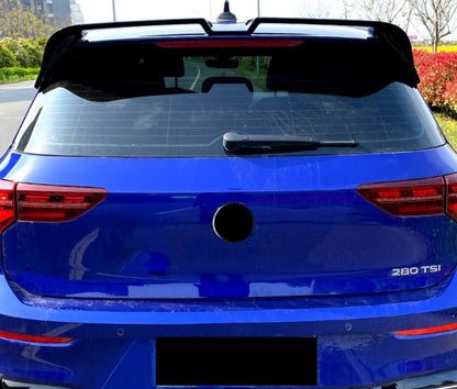 VW GOLF 8 VIII 2019+ REAR ROOF SPOILER GLOSSY BLACK ABS SPORTS WING