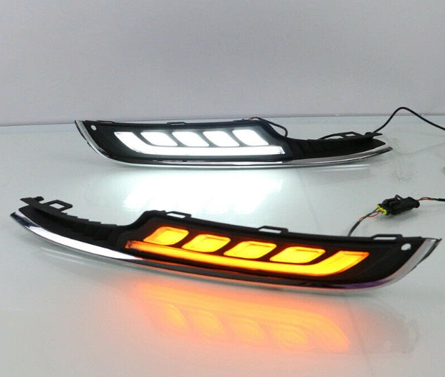 VW GOLF 7 VII 2012-2016 GRIGLIE DIURNE DAYTIME DRL CON FRECCE LED
