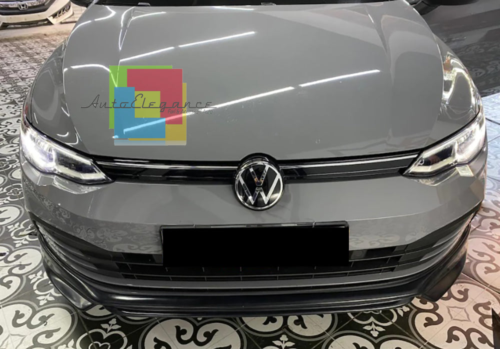 VW GOLF 8 VIII 2019+ SPOILER LOOK R FRONT BUMPER SPOILER ABS