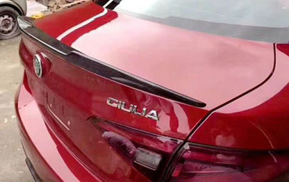 ALFA ROMEO GIULIA HOOD SPOILER FROM 2015+ SPORTY DESIGN IN CARBON ABS