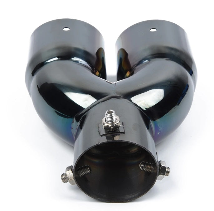 BMW SERIE 1 F20 F21 TERMINALI DI SCARICO ACCIAIO INOX NERO LUCIDO M1 AUTOELEGANCERICAMBI
