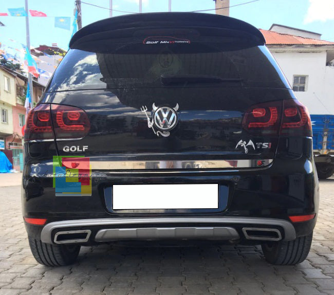 REAR BUMPER DIFFUSER VW GOLF 6 VI 2008-2012 IN ABS TUNING R