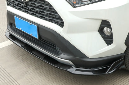 TOYOTA RAV4 RAV-4 V 2018+ FRONT BUMPER SPLITTER SPOILER GLOSS BLACK