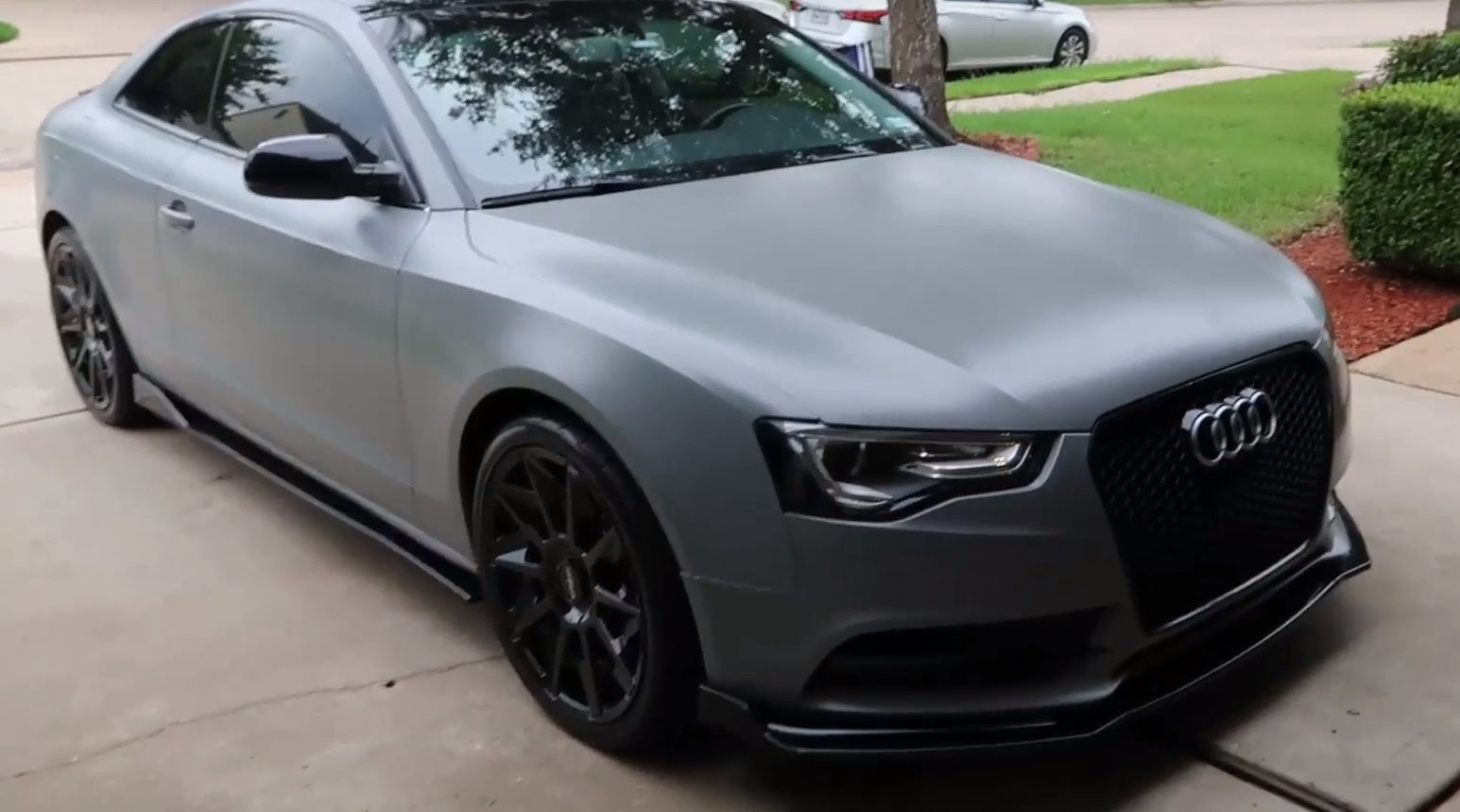 AUDI A5 COUPE SPLITTER SOTTO MINIGONNE LATERALI SOTTOPORTA SPORTIVI ABS AUTOELEGANCERICAMBI