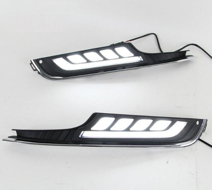 VW GOLF 7 VII 2012-2016 GRIGLIE DIURNE DAYTIME DRL CON FRECCE LED