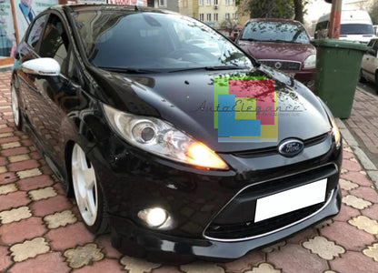 SPOILER SOTTO PARAURTI ANTERIORE FORD FIESTA MK7 2008-2012 LOOK ST ABS
