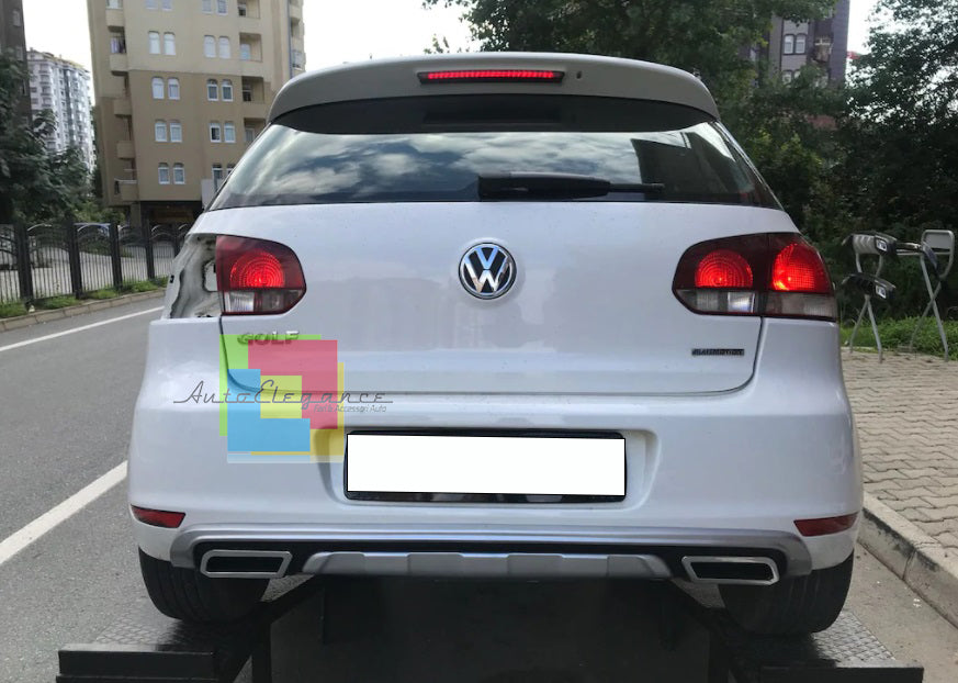 REAR BUMPER DIFFUSER VW GOLF 6 VI 2008-2012 IN ABS TUNING R
