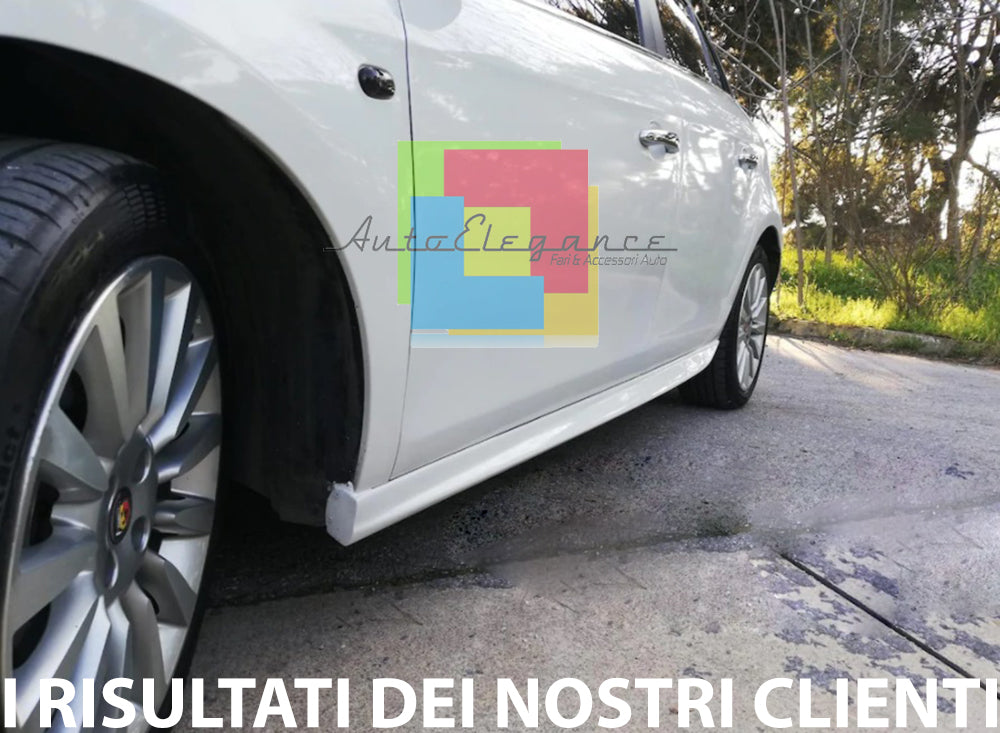 FIAT BRAVO 2006-2016 SPOILER MINIGONNE LATERALI ABS SOTTO PORTA SPORTIVE