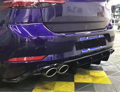 VW GOLF 7.5 2016-2020 REAR BUMPER FLAPS R IN ABS SPOILER