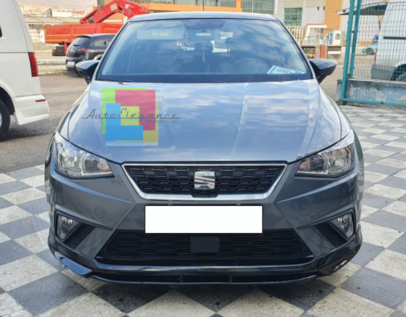 SOTTO PARAURTI ANTERIORE SEAT IBIZA 6F 2017+ 5 PORTE SPLITTER ABS LOOK SPORTIVO