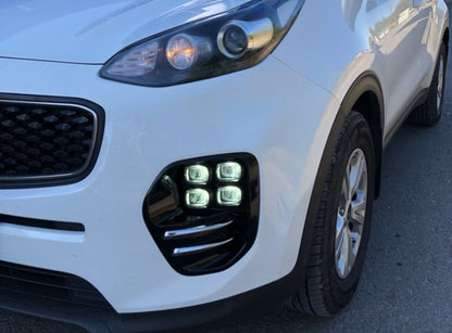 KIA SPORTAGE 2015 IN POI GRIGLIE FENDINEBBIA DIURNE LED - CAMBUS DAYTIME 6000K